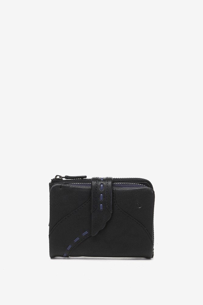 Abbacino Cartera Pequeña En Piel Negra