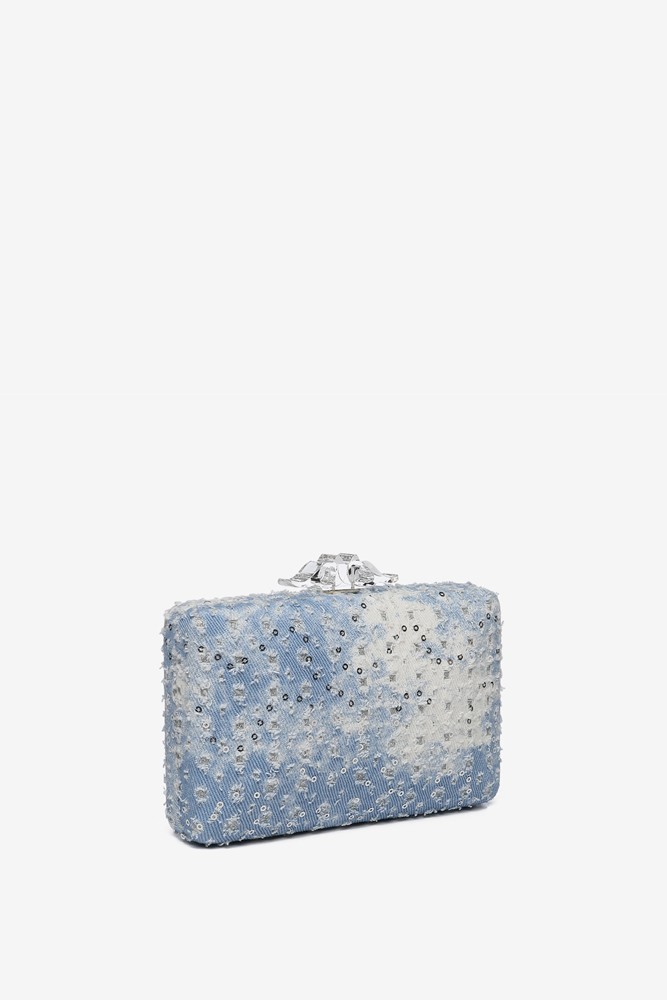 Abbacino Clutch cuadrado azul
