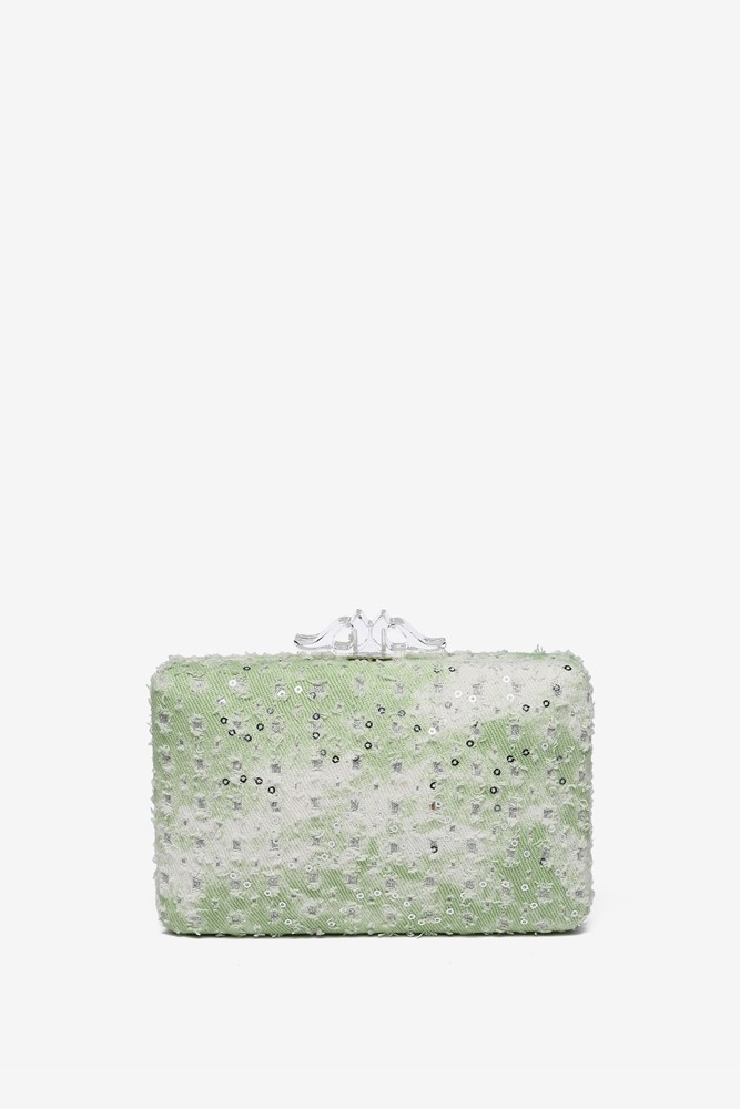 Abbacino Clutch Cuadrado Verde