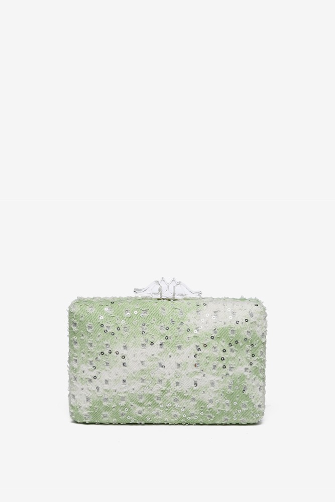Abbacino Clutch Cuadrado Verde