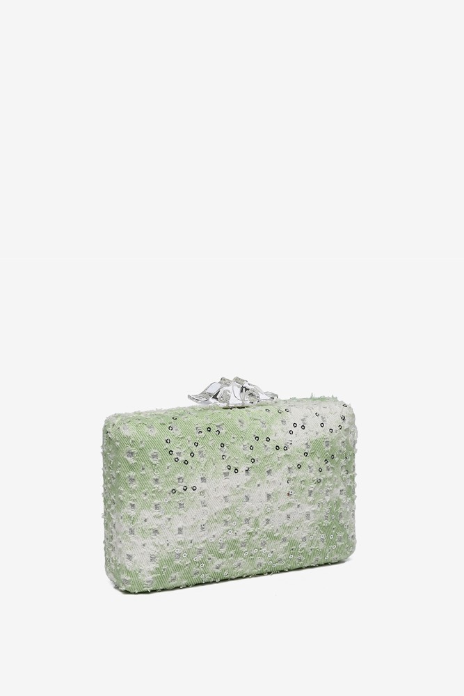 Abbacino Clutch cuadrado verde
