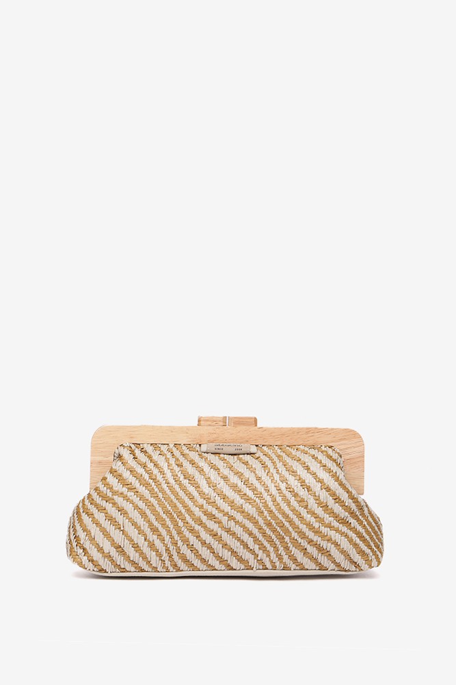Abbacino Clutch De Fiesta Animal Print En Camel
