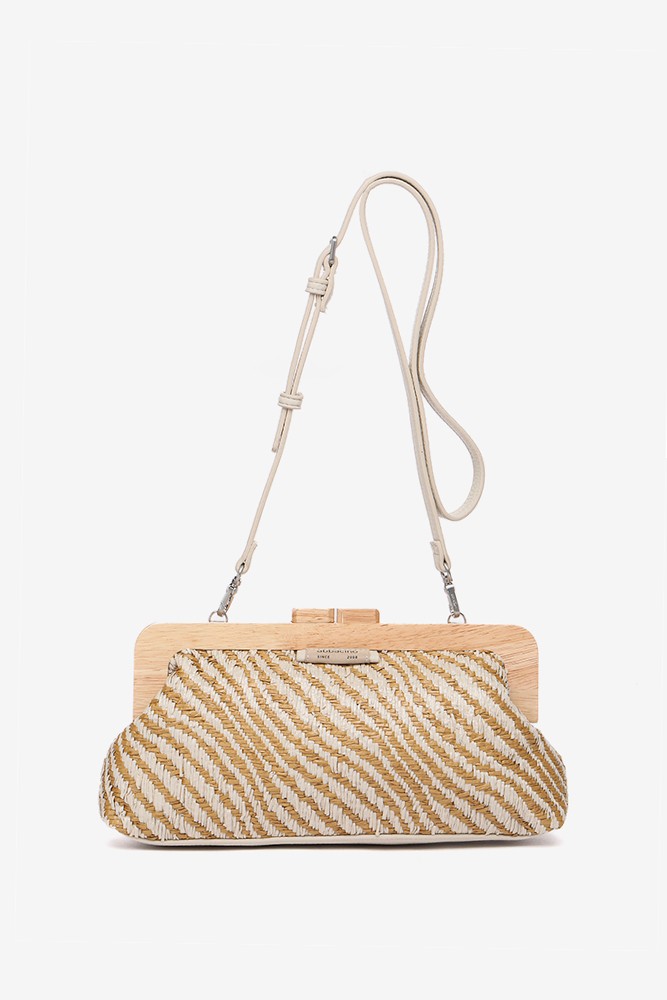 Abbacino Clutch De Fiesta Animal Print En Camel