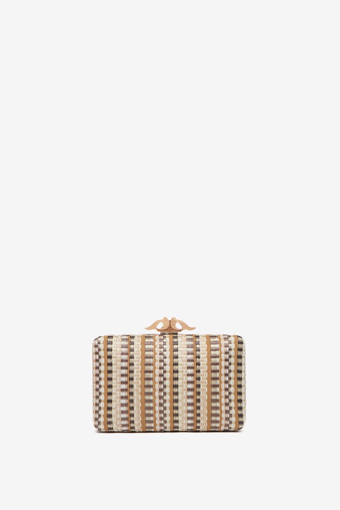 Abbacino Clutch De Fiesta Con Estampado En Marrón