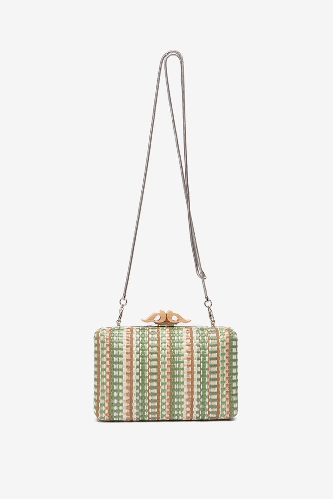 Abbacino Clutch De Fiesta Con Estampado En Verde