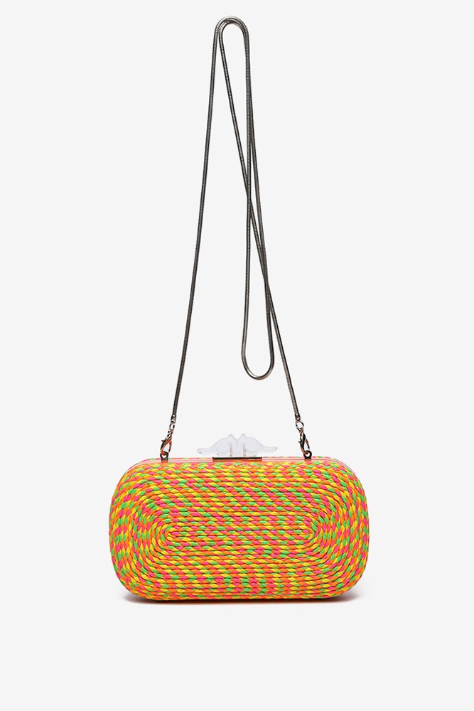 Abbacino Clutch Trenzado Multicolor