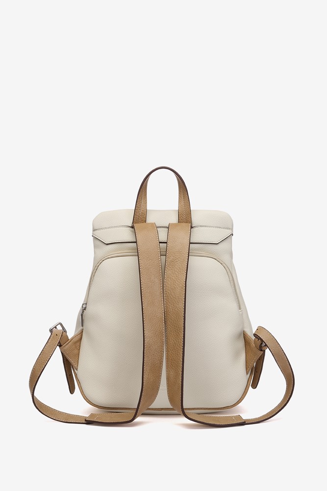 Abbacino Mochila En Materiales Reciclados Beige