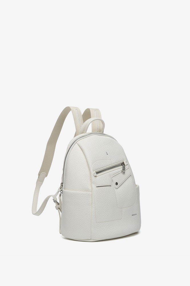 Abbacino Mochila en materiales reciclados beige
