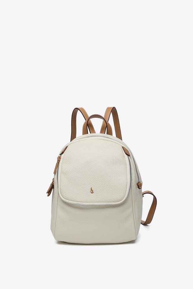 Abbacino Mochila En Materiales Reciclados Beige