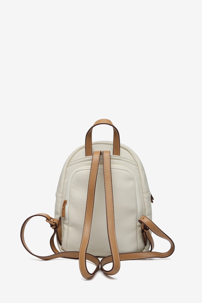 Abbacino Mochila En Materiales Reciclados Beige