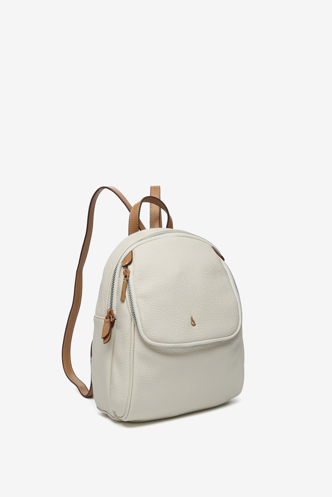 Abbacino Mochila En Materiales Reciclados Beige