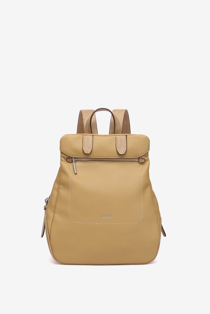 Abbacino Mochila En Materiales Reciclados Camel