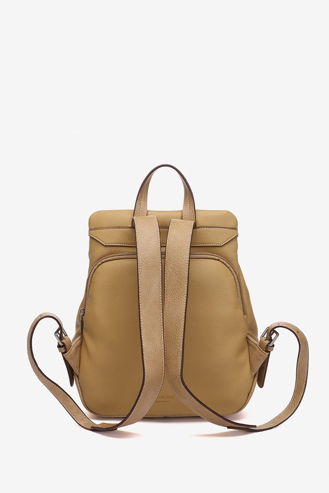 Abbacino Mochila En Materiales Reciclados Camel