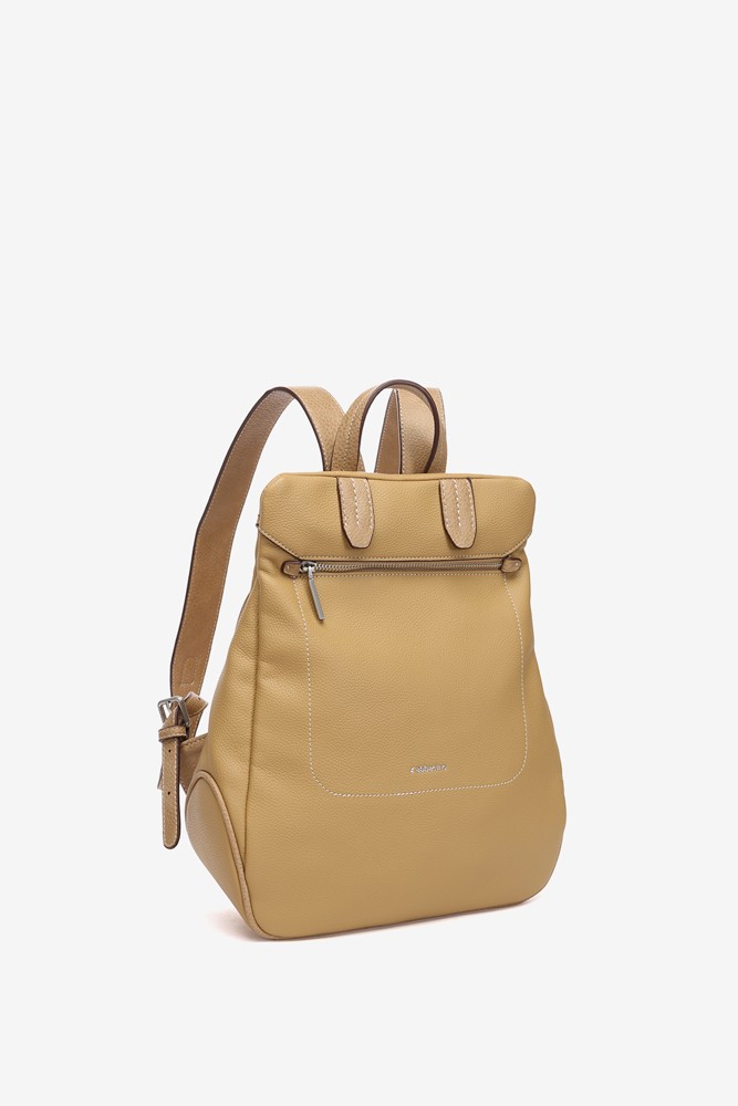 Abbacino Mochila en materiales reciclados camel