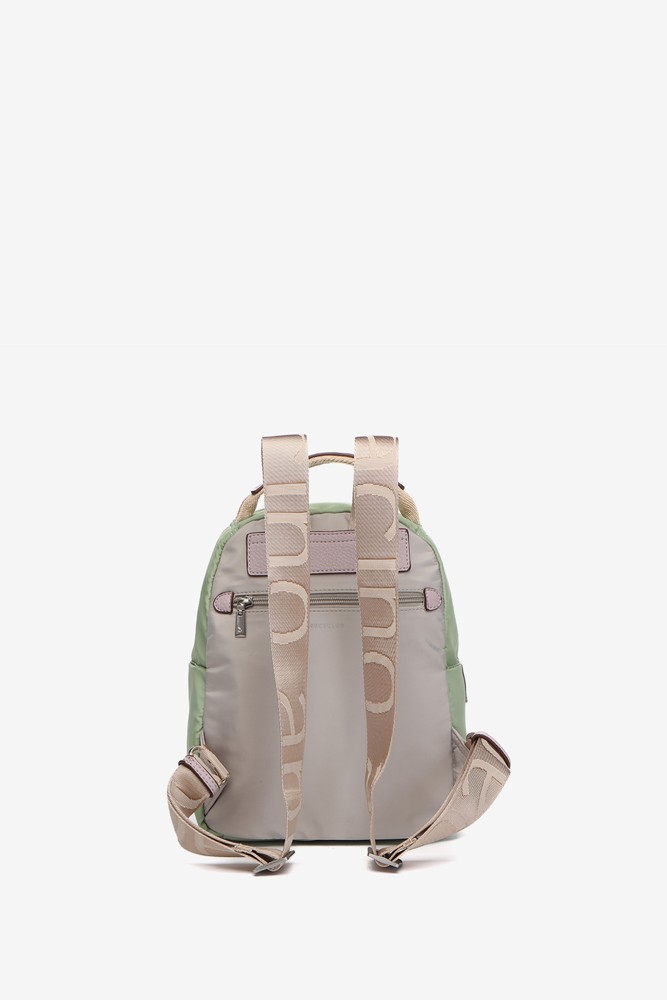 Abbacino Mochila En Materiales Reciclados En Gris