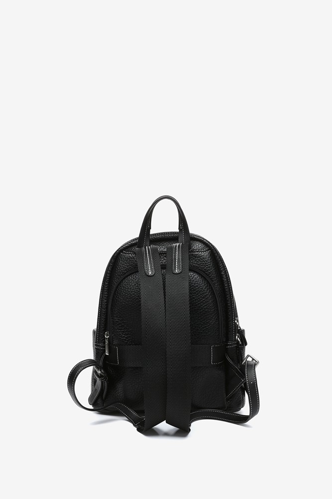 Abbacino Mochila En Materiales Reciclados Negra