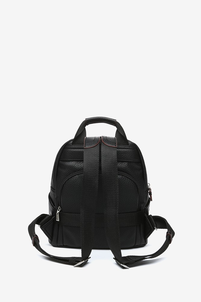 Abbacino Mochila En Materiales Reciclados Negra