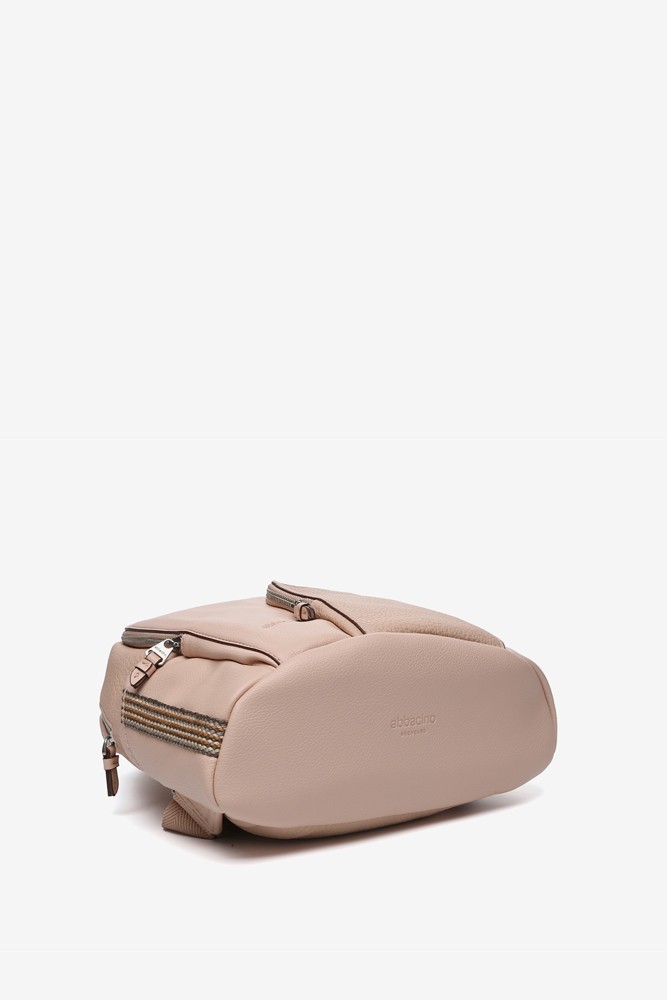 Abbacino Mochila En Materiales Reciclados Rosa