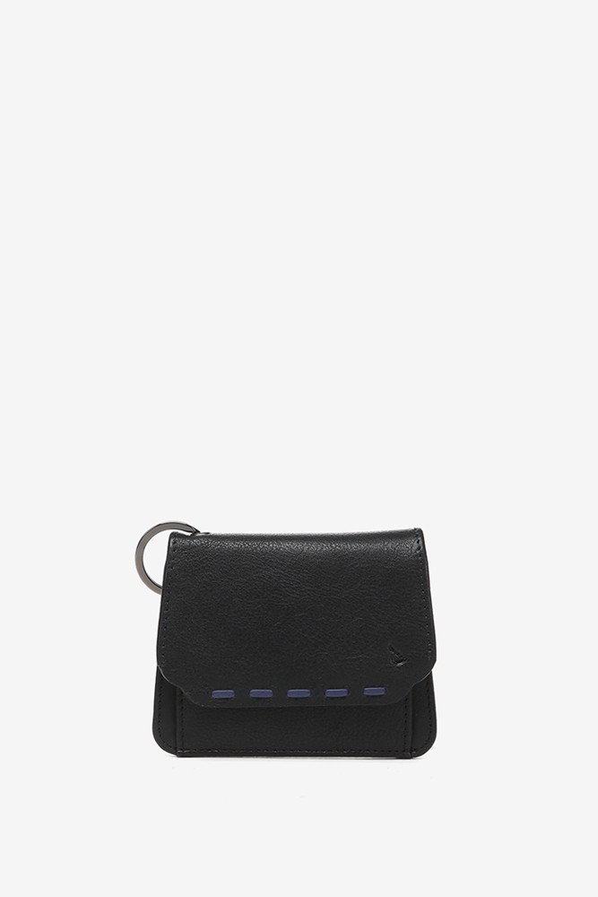 Abbacino Monedero En Piel Negra