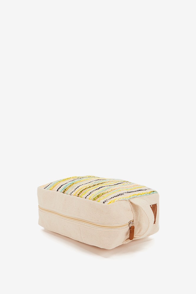 Abbacino Neceser De Lona En Amarillo