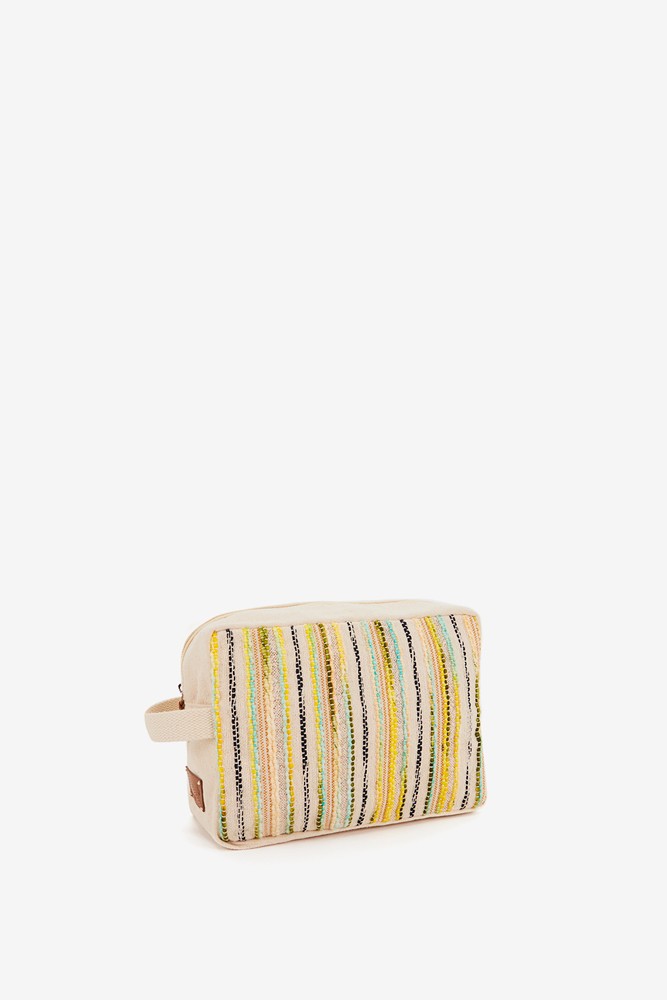 Abbacino Neceser de lona en amarillo