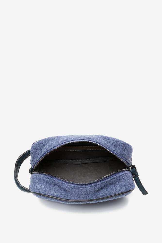 Abbacino Neceser De Mujer De Fieltro En Azul