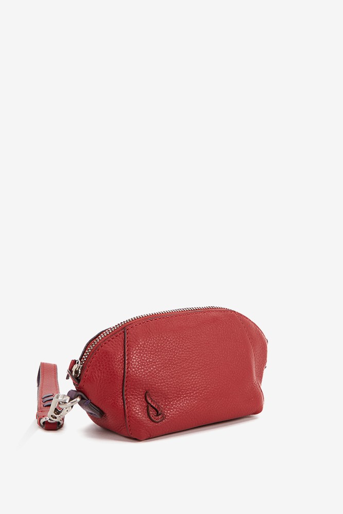 Abbacino Neceser En Piel Roja