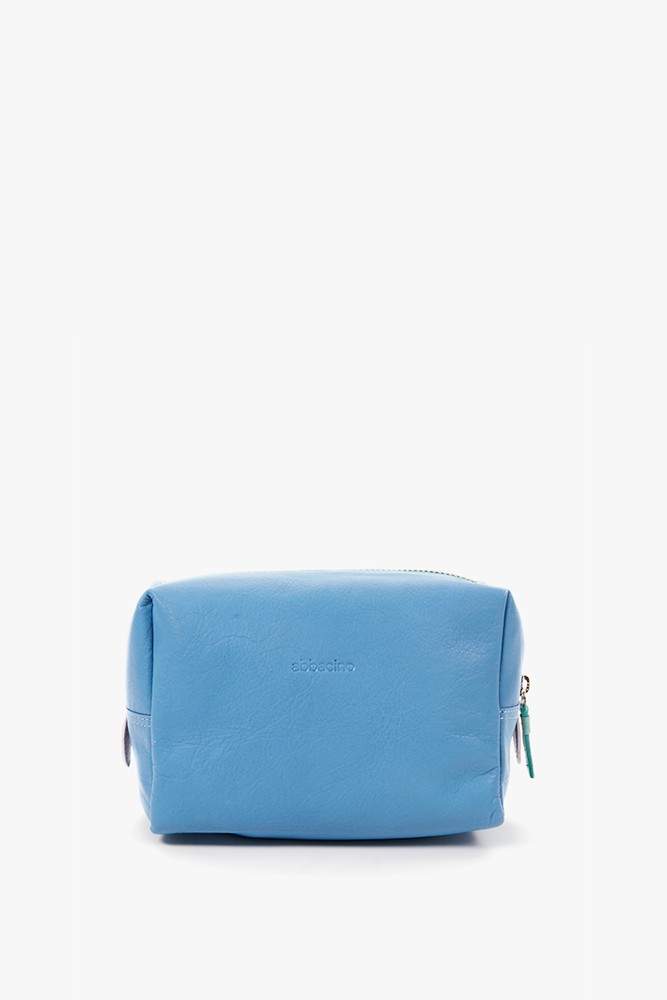 Abbacino Neceser Grande De Piel En Azul