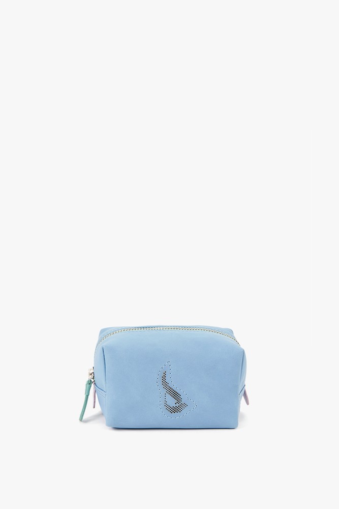 Abbacino Neceser Mediano De Piel En Azul