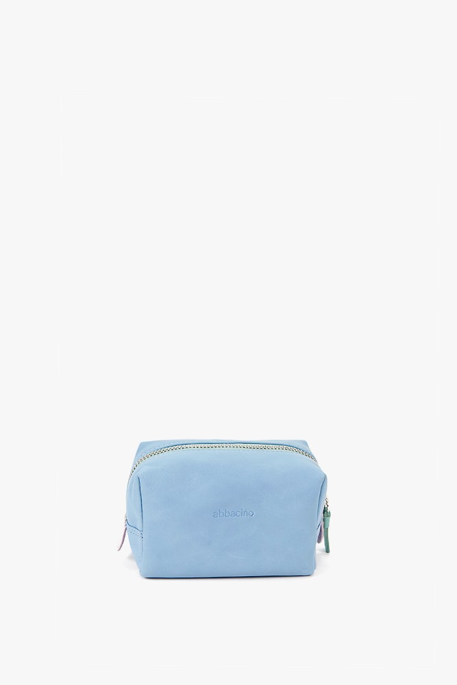 Abbacino Neceser Mediano De Piel En Azul