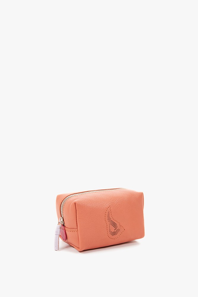 Abbacino Neceser mediano de piel en naranja