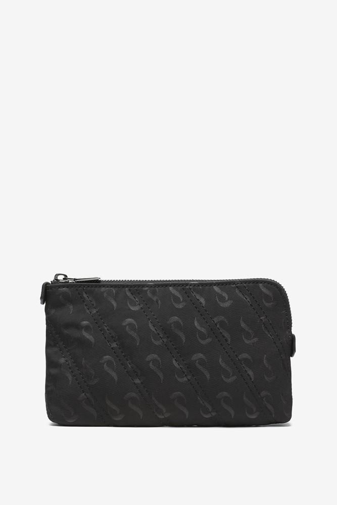 Abbacino Neceser plano de mujer jacquard en negro