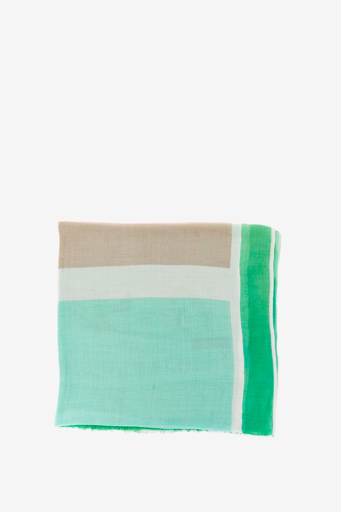 Abbacino Pañuelo De Mujer Estampado En Turquesa