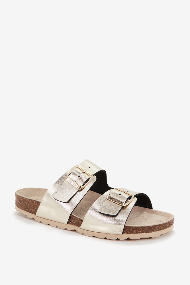 Abbacino Sandalia Plana De Mujer En Beige Perlado