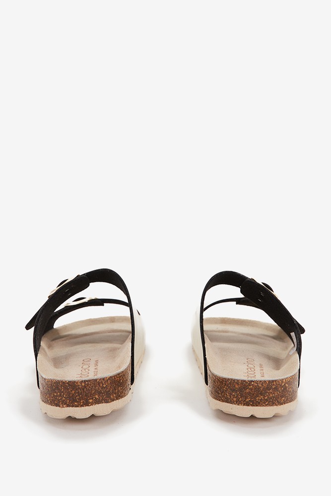 Abbacino Sandalia Plana De Mujer En Beige Perlado