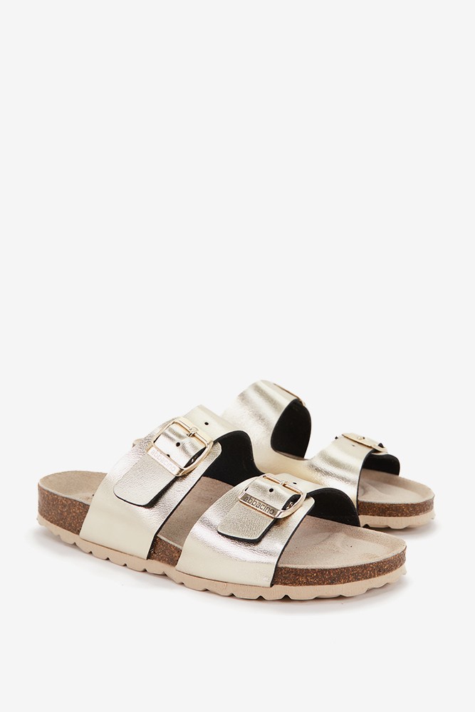 Abbacino Sandalia plana de mujer en beige perlado