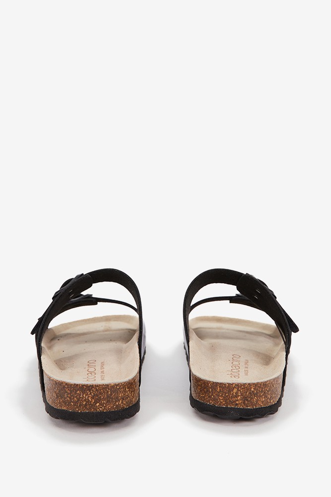 Abbacino Sandalia Plana De Mujer En Plateado