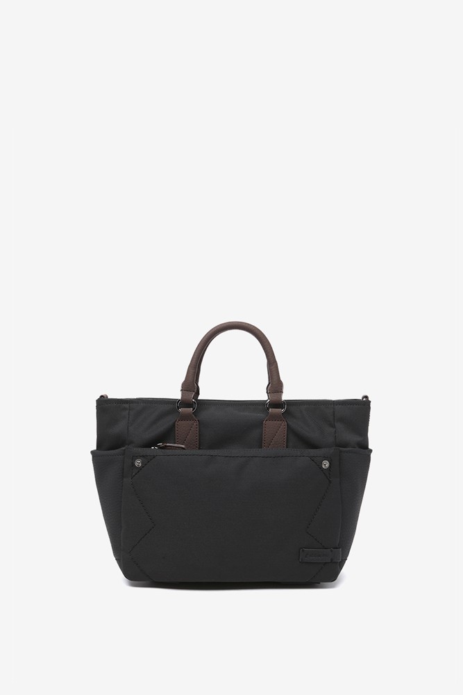 Abbacino Shopper En Materiales Reciclados Negro