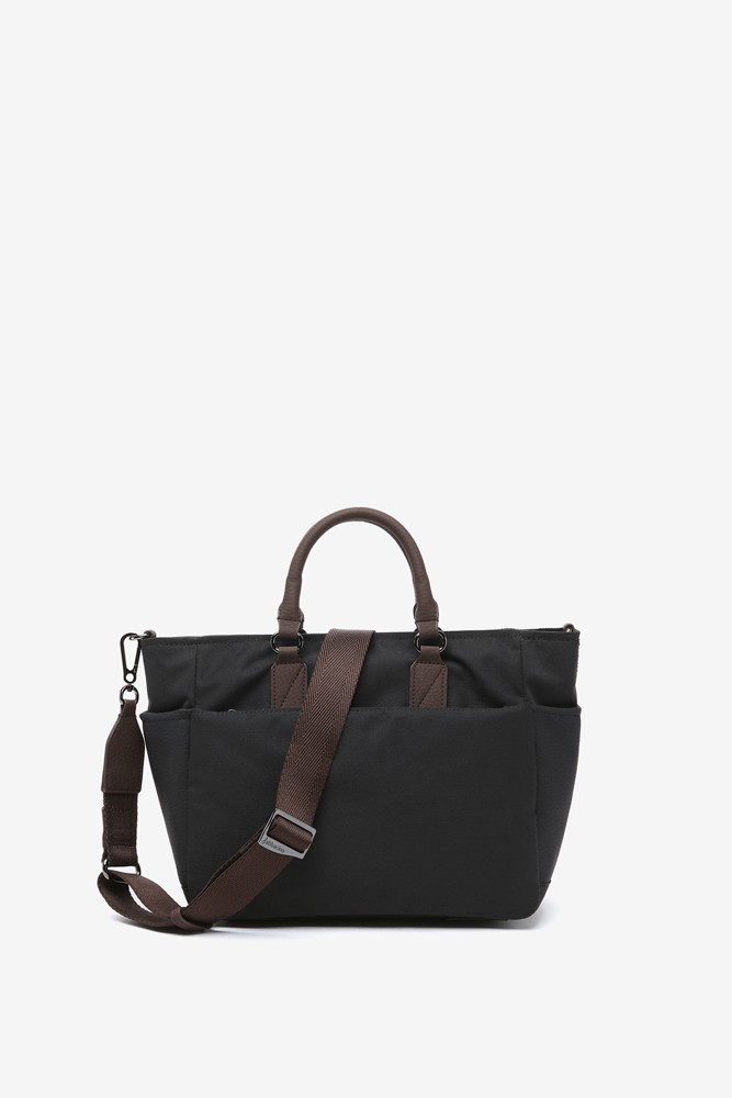 Abbacino Shopper En Materiales Reciclados Negro