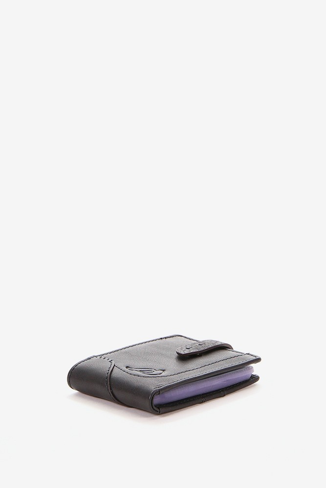 Abbacino Tarjetero De Mujer De Piel En Negro