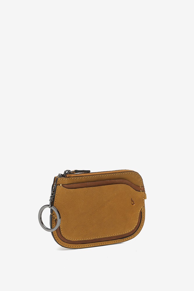 Abbacino Tarjetero en piel ámbar