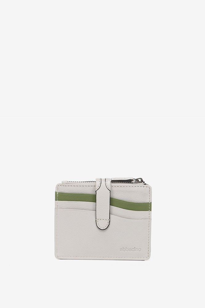 Abbacino Tarjetero En Piel Beige