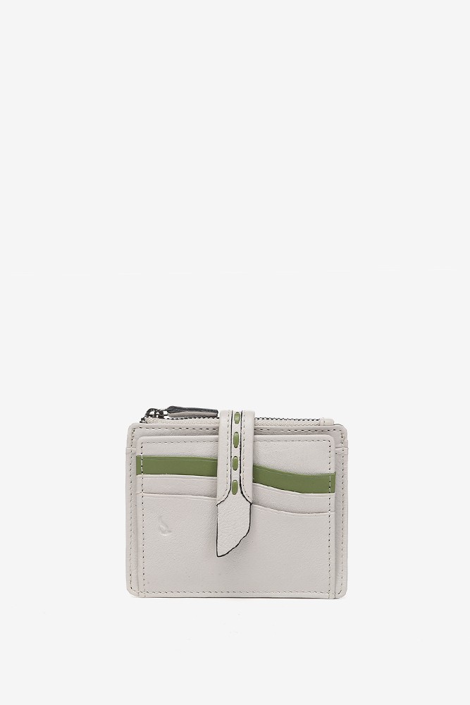 Abbacino Tarjetero en piel beige