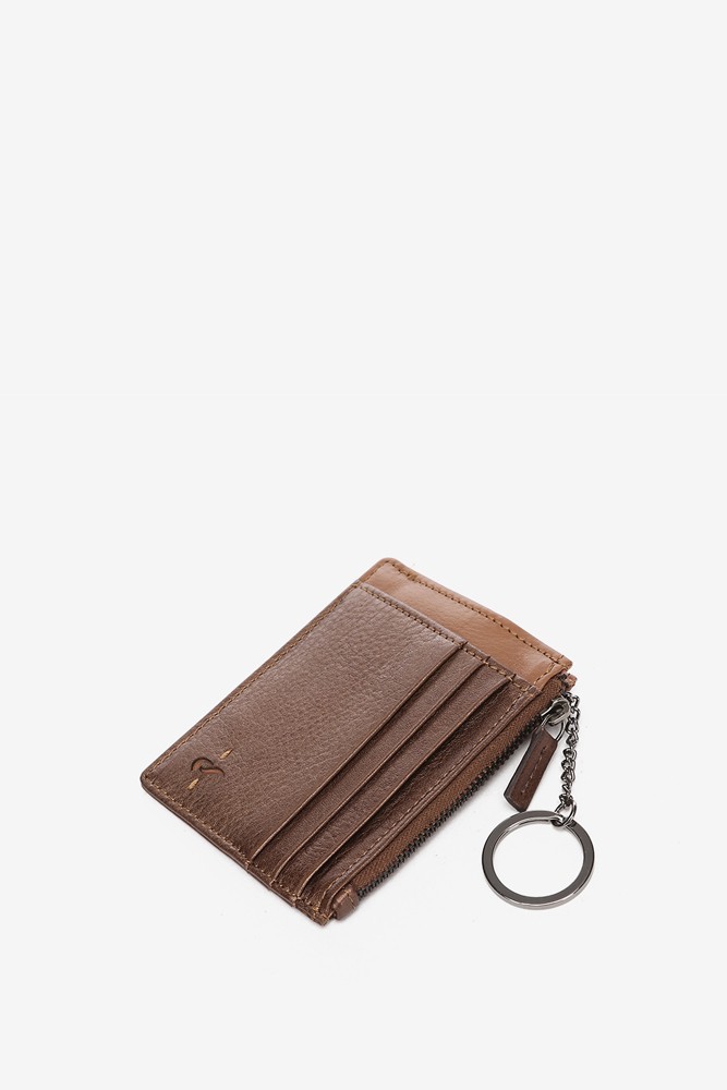 Abbacino Tarjetero En Piel Bronce