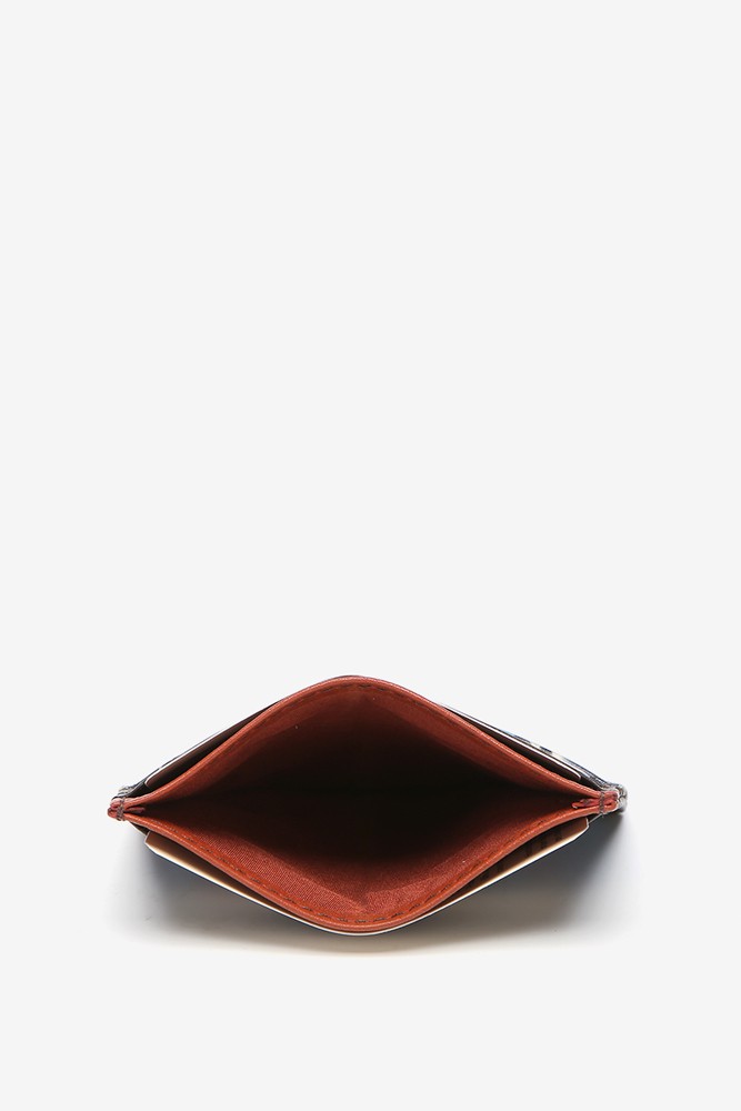 Abbacino Tarjetero En Piel Negra