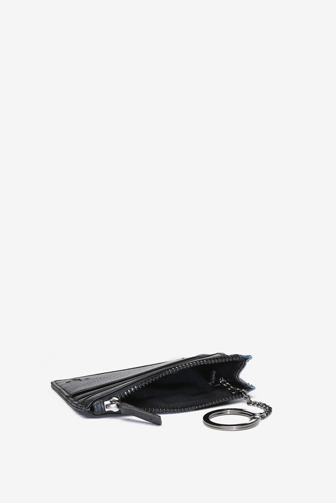 Abbacino Tarjetero En Piel Negra