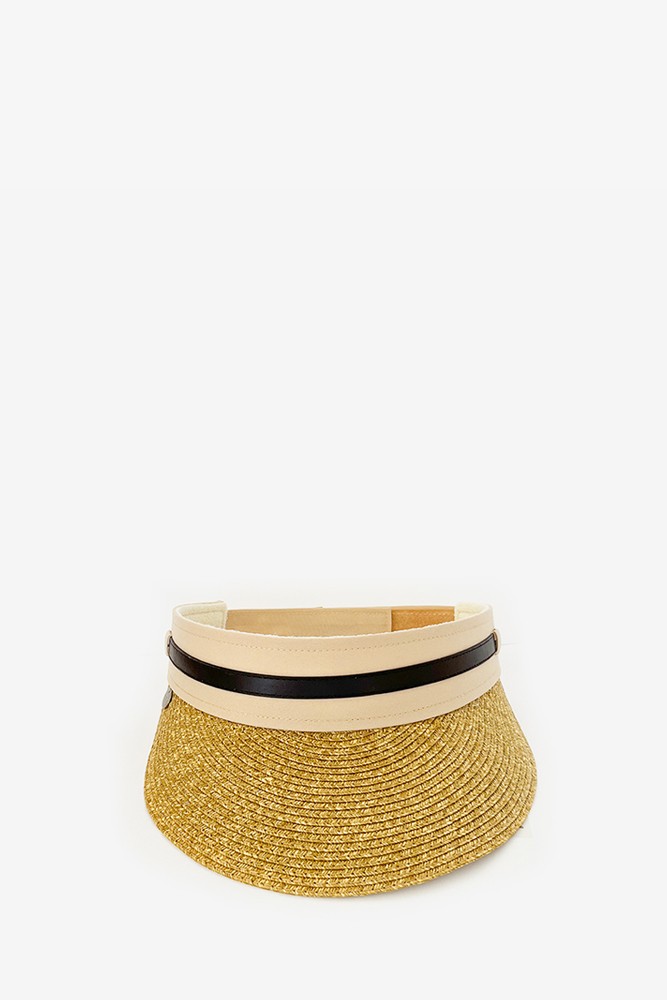 Abbacino Visera De Mujer En Beige Y Blanco