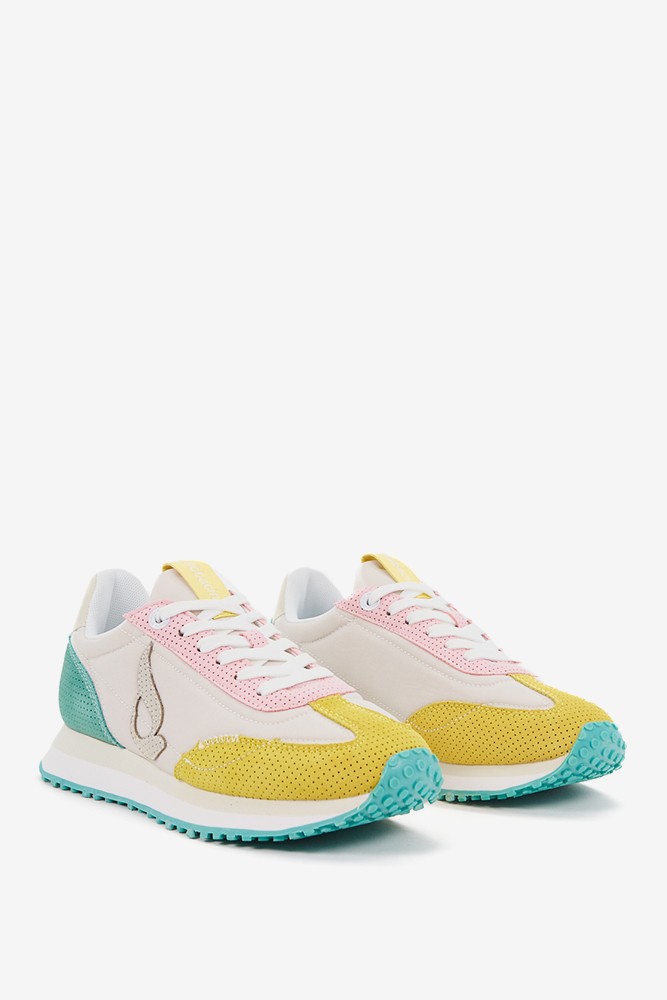 Abbacino Zapatilla De Mujer Troquelada En Gris