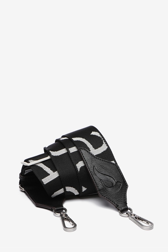 Abbacino Asa Bandolera Ancha De Quita Y Pon En Negro