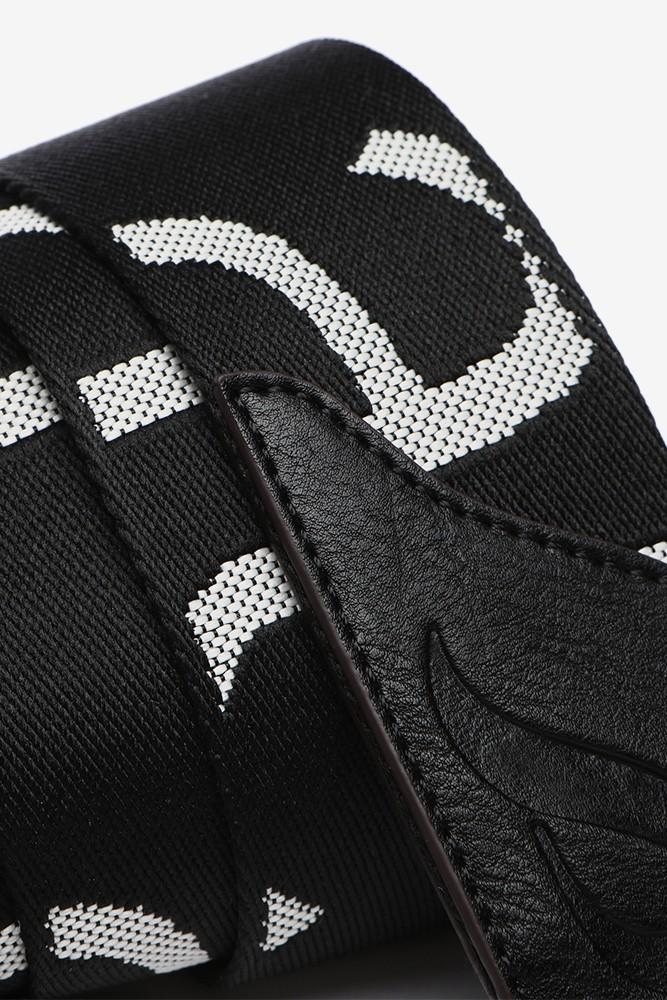 Abbacino Asa Bandolera Ancha De Quita Y Pon En Negro